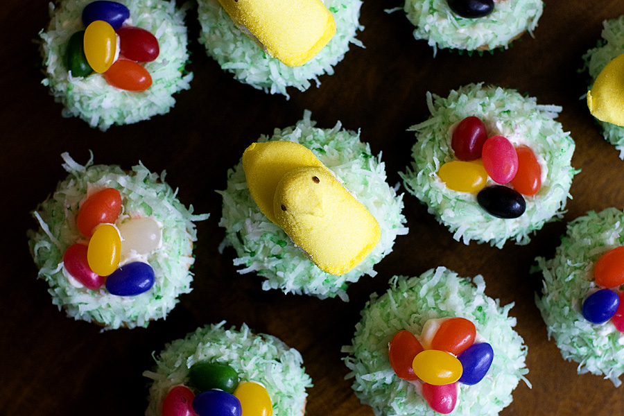 easter cupcakes recipes for kids. Coconut Easter Cupcakes