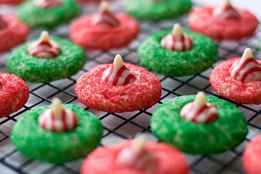 12 Days Of Christmas Candy Cane Blossoms With Sprinkles On Top