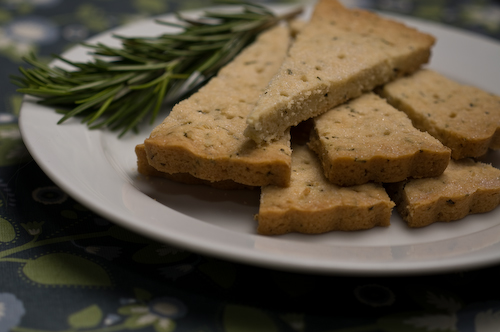 Lemon Rosemary Shortbread