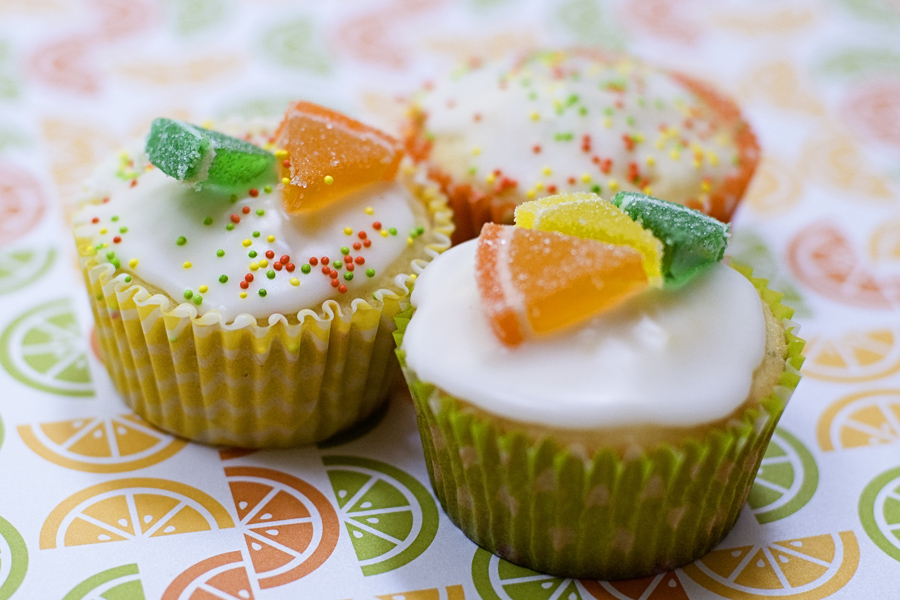 Triple Citrus Cupcakes – With Sprinkles on Top