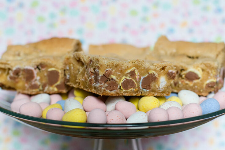 Cadbury Mini Egg Blondies