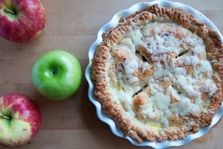 Apple Gruyere Pie