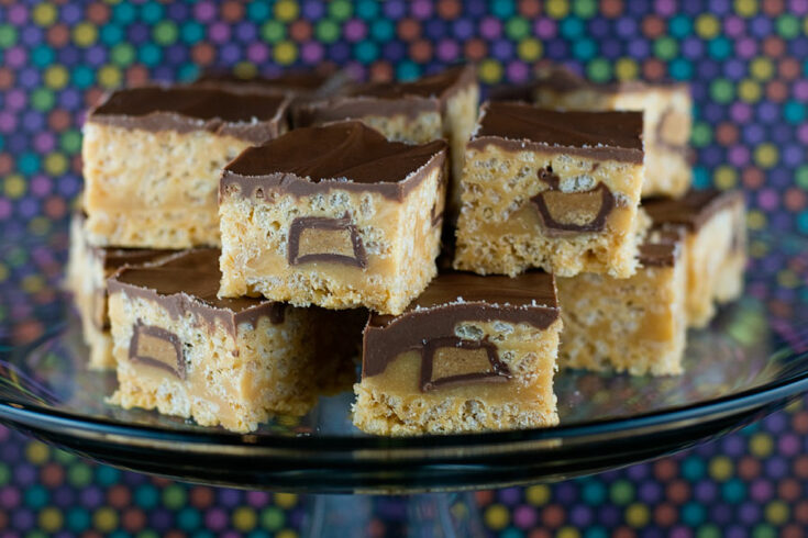 Peanut Butter Chocolate Rice Krispie Treats