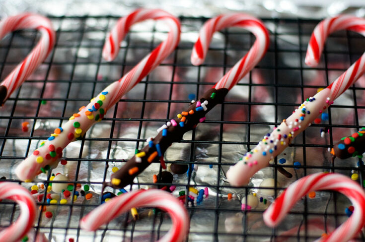 Chocolate Coated Candy Canes