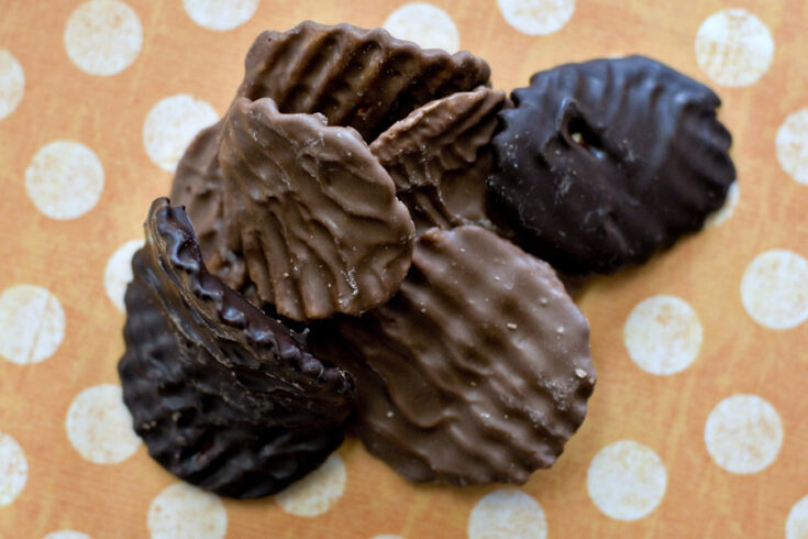 Chocolate Covered Potato Chips