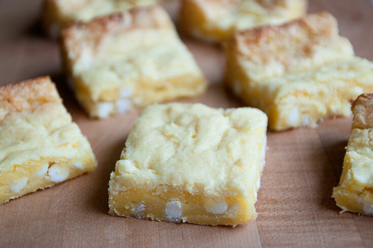 Lemon White Chocolate Bars