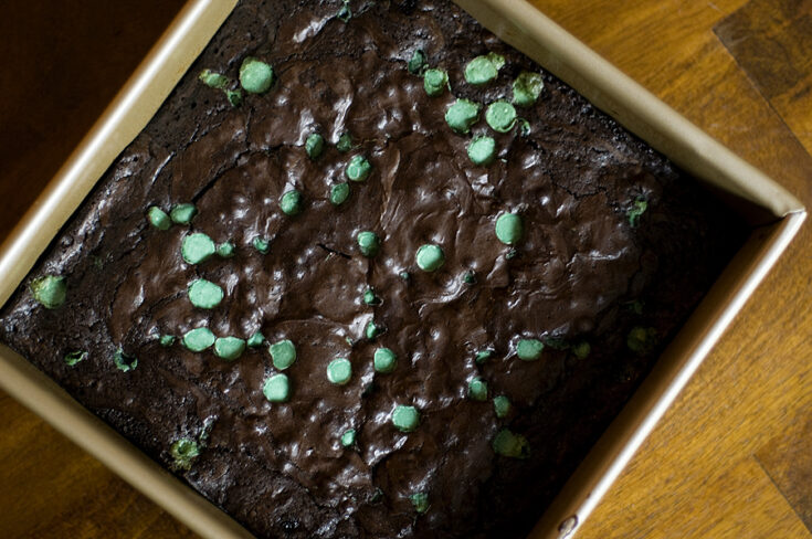 Mint Chocolate Brownies